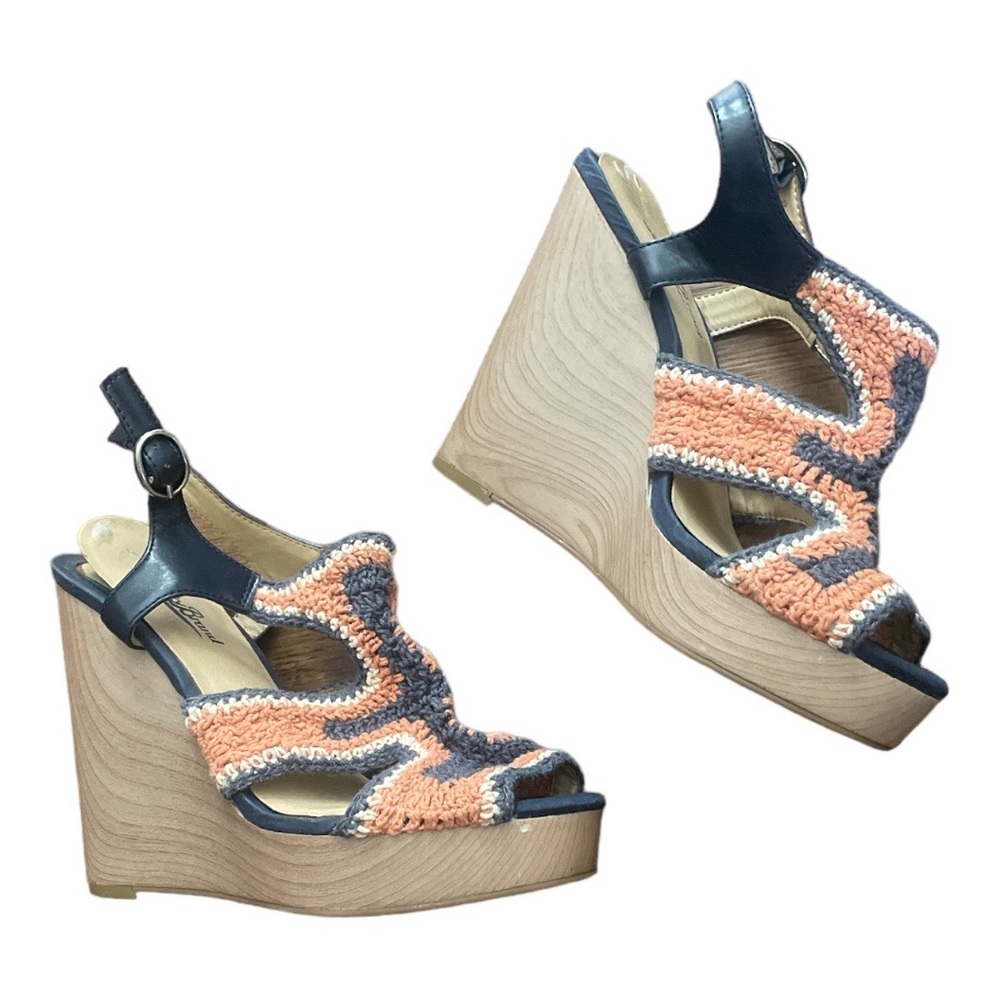 Lucky Brand Wedge Sandals Size 8.5